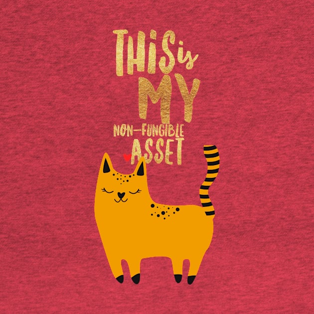 This is my non-Fungible Asset (yellow smug cat) by PersianFMts